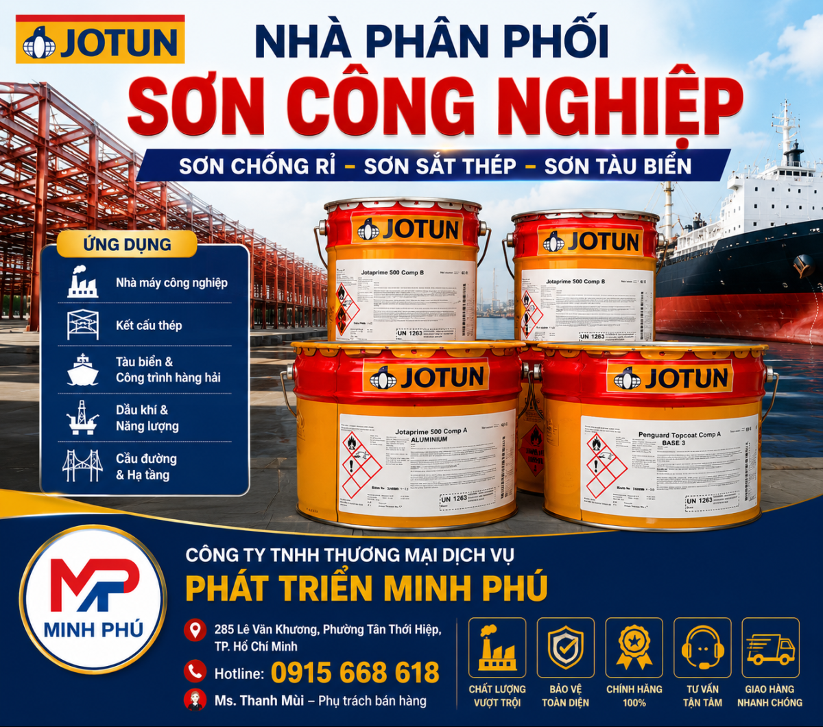 Sơn jotun công nghiệp